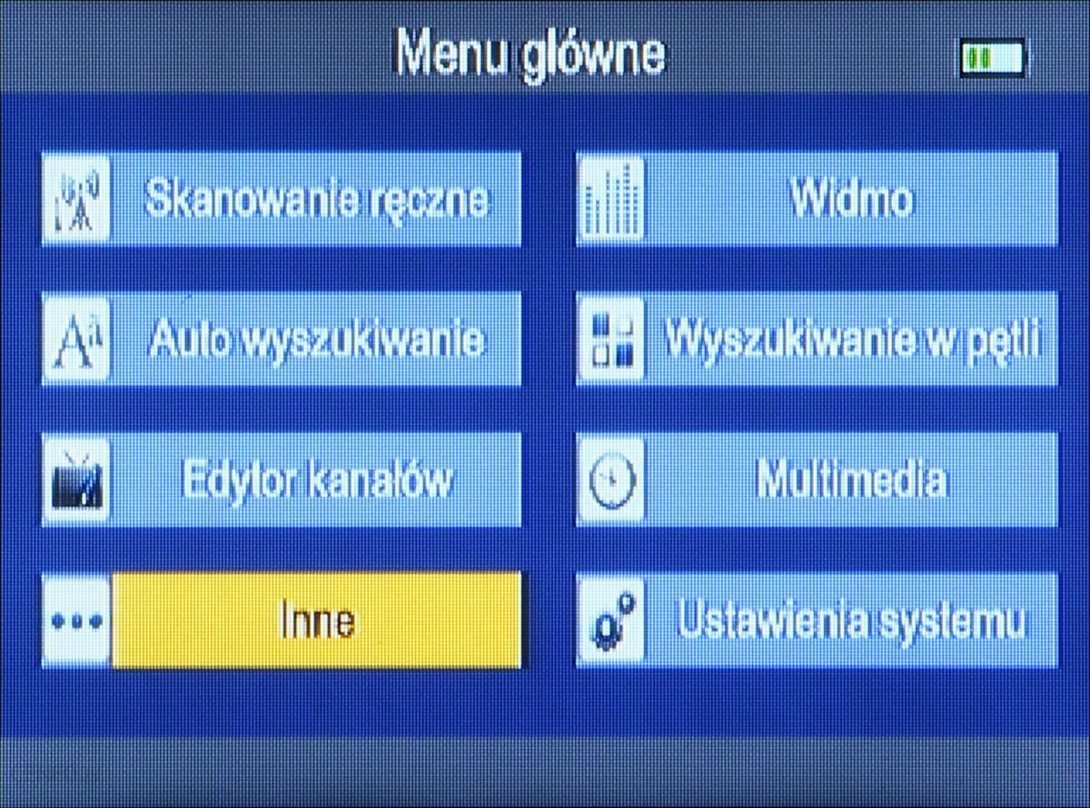 DIGITSAT MIERNIK SYGNAŁU DVB-T/DVB-T2 WS-6975