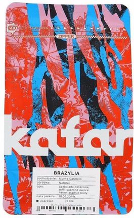 Kawa Kafar Kawa Ziarnista Brazylia Monte Carmelo 250g - Ceny i