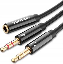 Zdjęcie VENTION ADAPTER MIKROFON SŁUCHAWKI DO MINIJACK 3.5 - Dzierżoniów