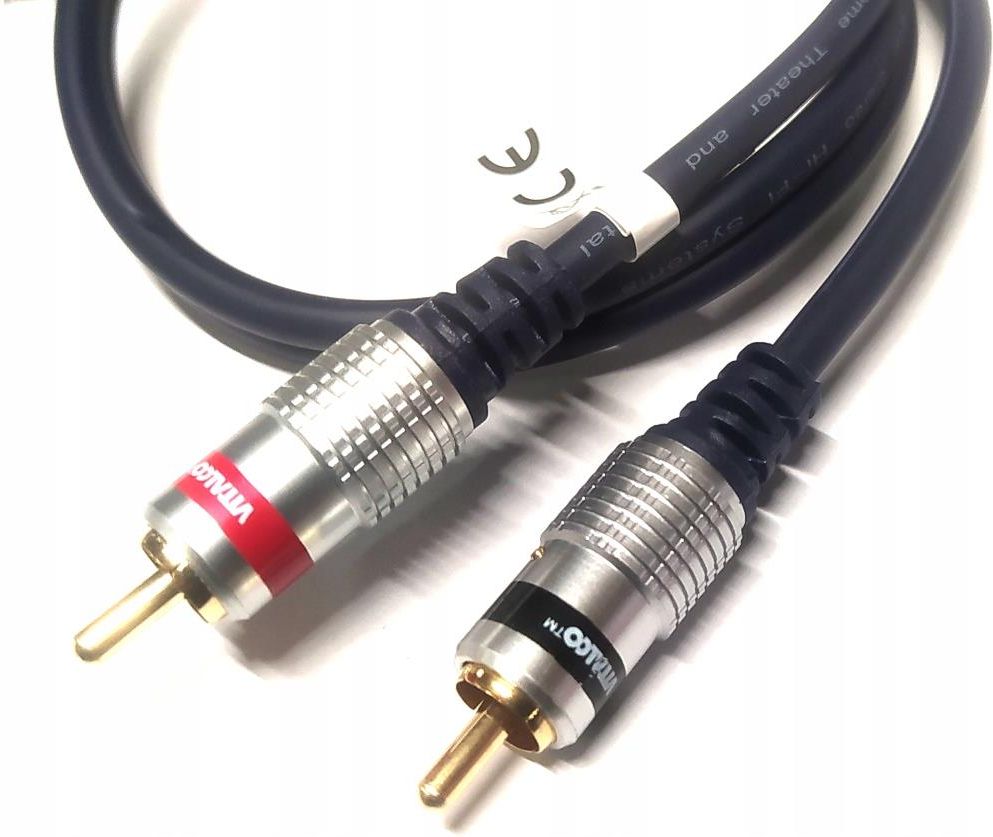 VITALCO PRZEDŁUŻACZ 2 X WTYK NA GNIAZDO RCA CHINCH 0,5M - Opinie i