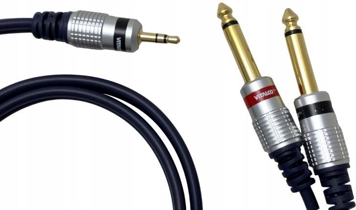 Adaptateur 6.35 3.5mm Câble Audio VITALCO - Jack 6,35mm Mono Vers Mini-Jack 3,5mm Stéréo 1,5m | Connecteurs Dorés, Cuivre OFC Câble Jack 6,35mm Vers 3,5mm Stéréo Adaptateur 6.35 3.5mm Câble Audio VITALCO - Jack 6,35mm Mono Vers Mini-Jack 3,5mm Stéréo 1,5m | Connecteurs Dorés, Cuivre OFC Câble Jack 6,35mm Vers 3,5mm Stéréo