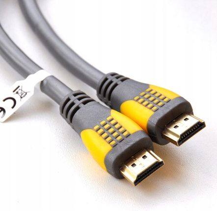 VITALCO PRZEWÓD HDMI KABEL SZAR/ŻÓŁ 1,2M FULLHD HQ