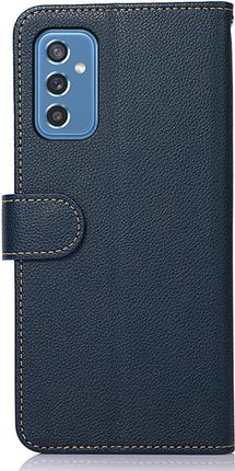 Erbord Etui Wallet do Samsung Galaxy M52 5G, KHAZNEH RFID, Dual Color, Blue / Brown