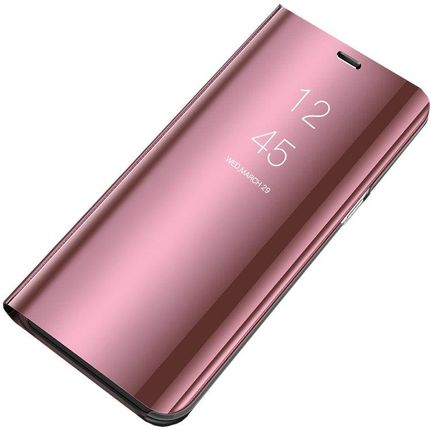 Erbord Etui Clear View do Oppo Reno6 Pro / Pro+ 5G, Rose Gold