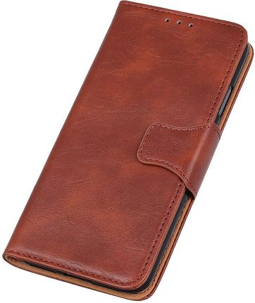 Erbord Skórzane Etui Wallet do Motorola Moto E20/E30/E40, Brown