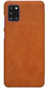 Nillkin Qin Leather Case Samsung Galaxy A31 (brązowy)