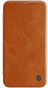 Nillkin Qin Leather Case iPhone 12 Mini (brązowy)