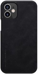 Nillkin Qin Leather Case iPhone 12 Mini (czarny)