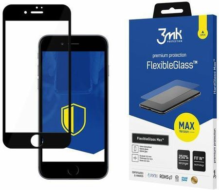 3Mk Szkło hybrydowe FlexibleGlass Max Apple iPhone SE 2020/8/7 czarne