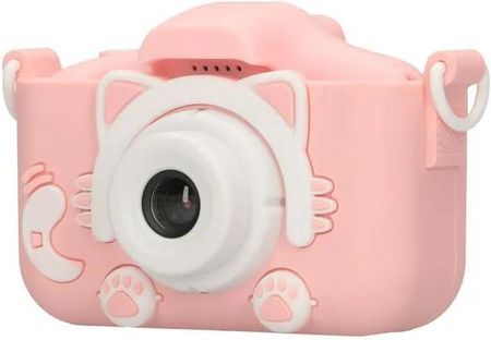 Extralink Kids Camera H27 Dual Różowy | Aparat cyfrowy | 1080P 30fps, wyświetlacz 2.0"