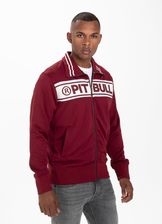 Zdjęcie PITBULL WEST COAST Bluza Rozpinana Chest Logo Burgundowa Bordowy, Brązowy - Lublin