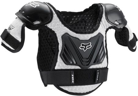 Fox W1 Titan Roost Proframe Breast Plate Black Silver Kids Czarny Szary 2021