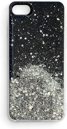 Hurtel Star Glitter etui pokrowiec do iPhone 13 mini błyszcząca brokatowa obudowa czarny