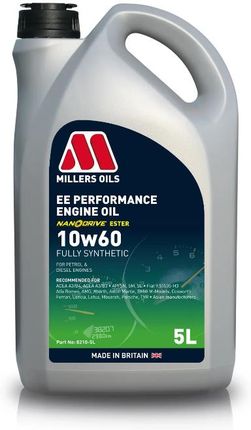 Millers Ee Performance 10W60 5L 