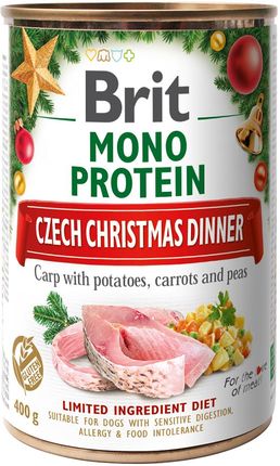 Brit Care Dog Mono Protein Christmas Can 400G