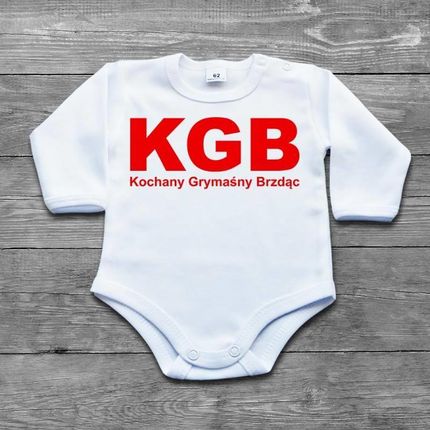 KGB - kochany grymaśny brzdąc - body niemowlęce