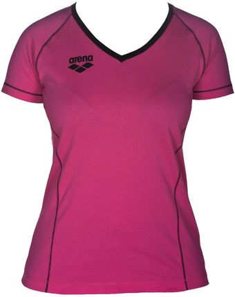 ARENA Koszulka T-Shirt Kobiecy Arena W Tl S/S Tee - Bordowy, Różowy