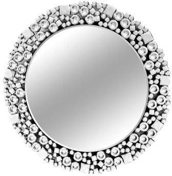 Vildevik Glamour Okrągłe Lustro Z Kryształkami W Stylu Victoria 70cm (V13TM171M)