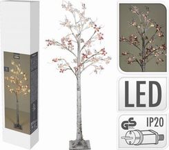 Drzewko dekoracyjne z oświetleniem światło ciepłe białe IP20 72 LED 150 cm