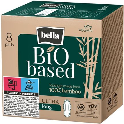 Bella BiO based Ultra Long Ekologiczne podpaski higieniczne 8 szt. 