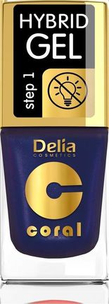 Delia Delia Cosmetics Coral Hybrid Gel Emalia do paznokci nr 63 Perłowy Fiolet 11ml