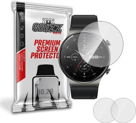 Grizzglass Niepękające szkło hybrydowe do Huawei Watch GT2 Pro