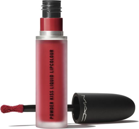 MAC Cosmetics Powder Kiss Liquid Lipcolour Powder Kiss Liquid Lipcolour matowa szminka odcień Ruby Boo 5 ml
