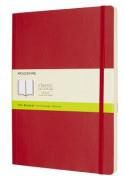 Moleskine Scarlet Red Extra Large Plain Notebook Soft