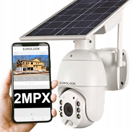 Bezprzewodowa Kamera Solarna Obrotowa 4G Gsm 2Mpx