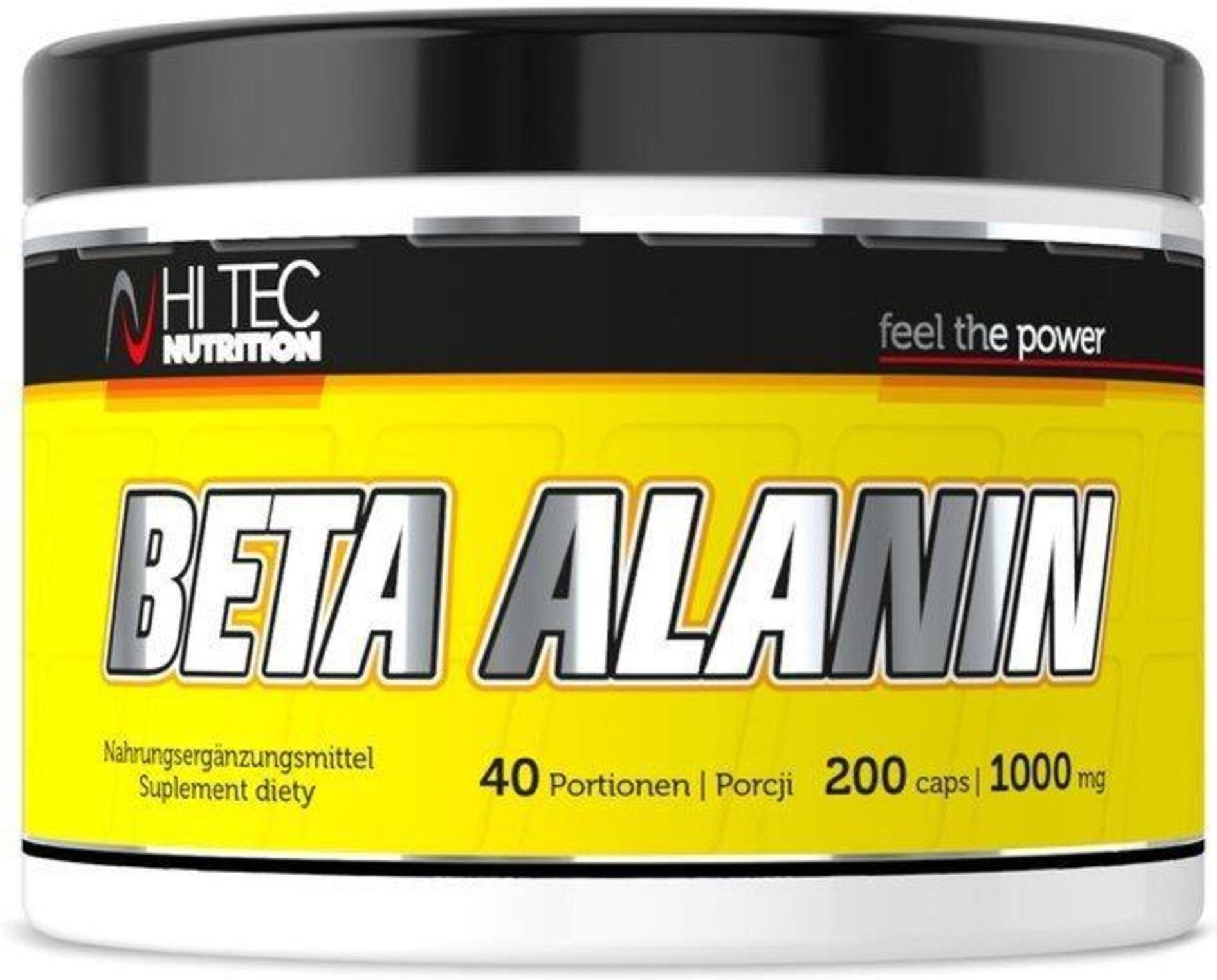 Hi Tec Nutrition Beta Alanin Kaps Mg G Ceny I Opinie Ceneo Pl