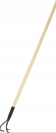 Kultywator Spulchniacz 3-zębny z drewnianym uchwytem 150 cm