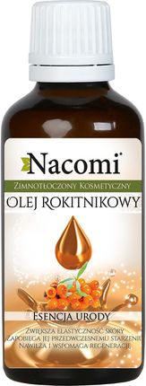 Nacomi Naturalny Olej Z Owoców Rokitnika Przeciw Starzeniu Do Twarzy I Ciała 50Ml - zdjęcie 2