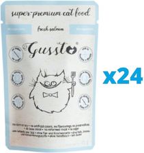 Gussto Cat Fresh Salmon Mokra Karma Dla Kotów Świeży Łosoś 24X85G