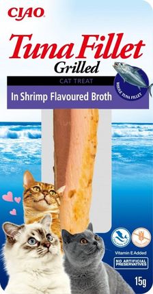 Inaba Cat Grilled Tuna W bulionie o smaku krewetek 15g