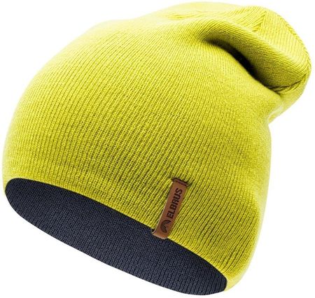 Męska czapka zimowa dwustronna Elbrus Trend żółto-szara