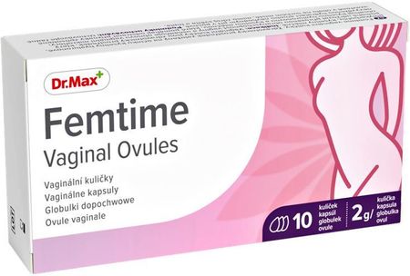 Dr.Max, Femtime Vaginal Ovules globulki dopochwowe, 10 szt