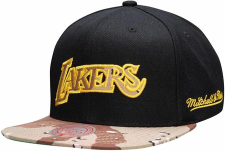 Czapka z daszkiem Mitchell & Ness NBA Choco Camo HWC Los Angeles Lakers