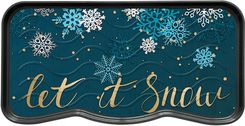 Zdjęcie Multyhome  Ociekacz Na Buty Drukowany Let It Snow Niebieski Granatowy 38x75cm - Złotoryja