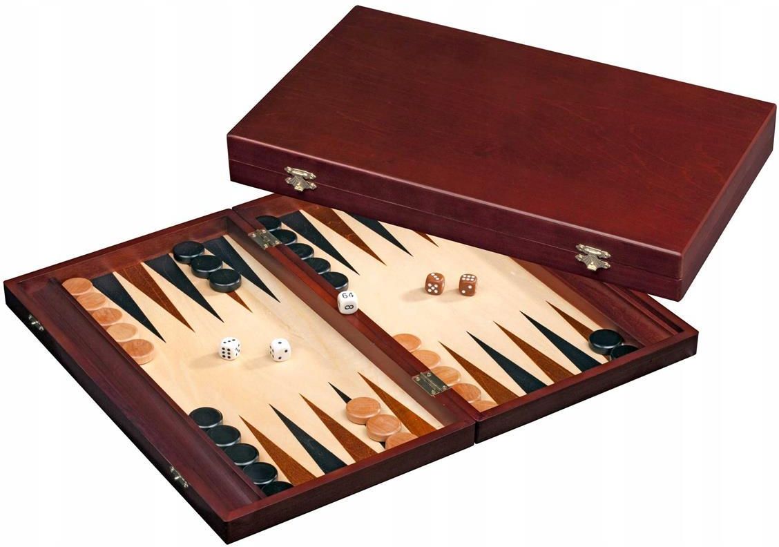 Jeu d'Echecs Magnetique de Voyage en Bois Bleu - 28x28 cm