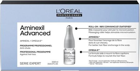 Loreal Aminexil | Zestaw: kuracja przeciwdziałająca wypadaniu włosów 10x6ml