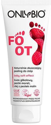Onlybio Life Onlybio Foot, Naturalnie złuszczający peeling do stóp, 75 ml