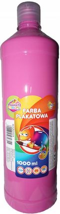 Sweet Colours Farba Plakatowa 1000Ml Różowa Polska