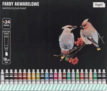 Kayet Farby Akwarelowe 24 Kolory 18Ml Watercolour