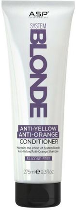 Affinage Salon Professional Odżywka Do Włosów Blond System Blonde Anti Yellow Orange Conditioner 275 ml