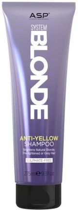 Affinage Salon Professional Szampon Redukujący Żółte Odcienie Włosów System Blonde Anti Yellow Shampoo 275 ml