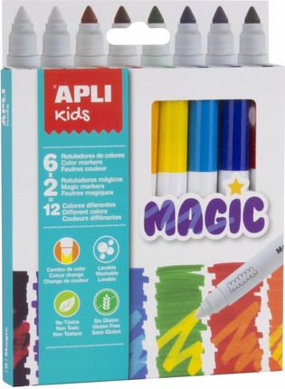 Apli Kids Magiczne Flamastry 8 Kolorów