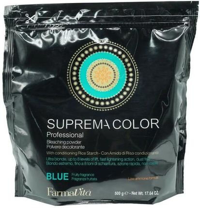 Farmavita Rozjaśniacz W Proszku Suprema Color Blue Bleaching Powder 500 g