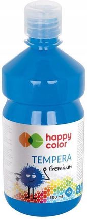 Happy Color Farba Tempera Premium Błękitna 500Ml