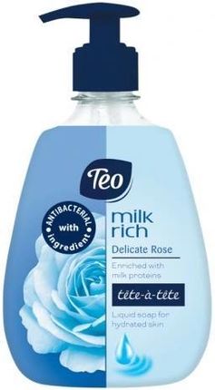 Mydło W Płynie Teo 400Ml Niebieskie Delicate Rose
