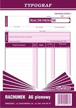 Zdjęcie Typograf Rachunek A6 Pion Ind 01026 - Pyskowice